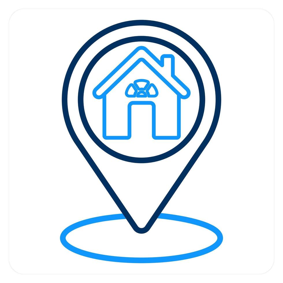 Location and map icon concept vector