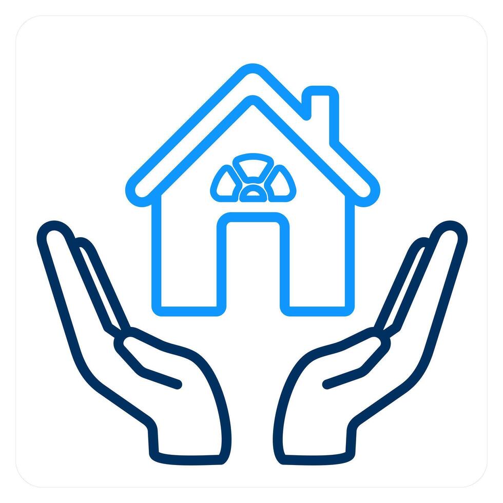 Home Insurance and home icon concept vector
