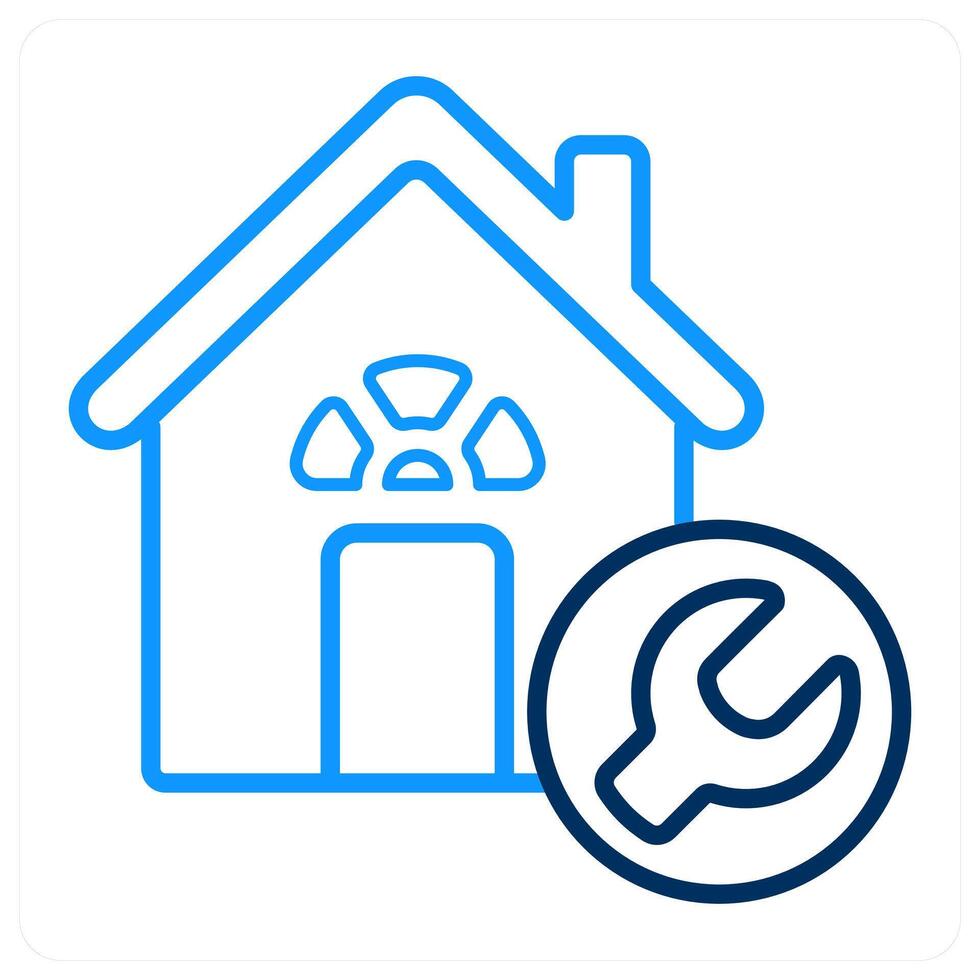 Windows and real estate icon concept vector