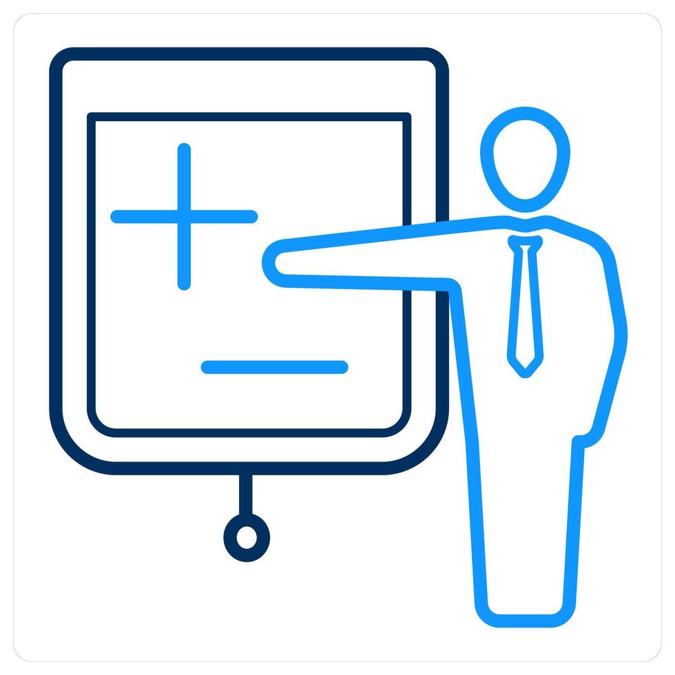 Lecture and learn icon concept vector