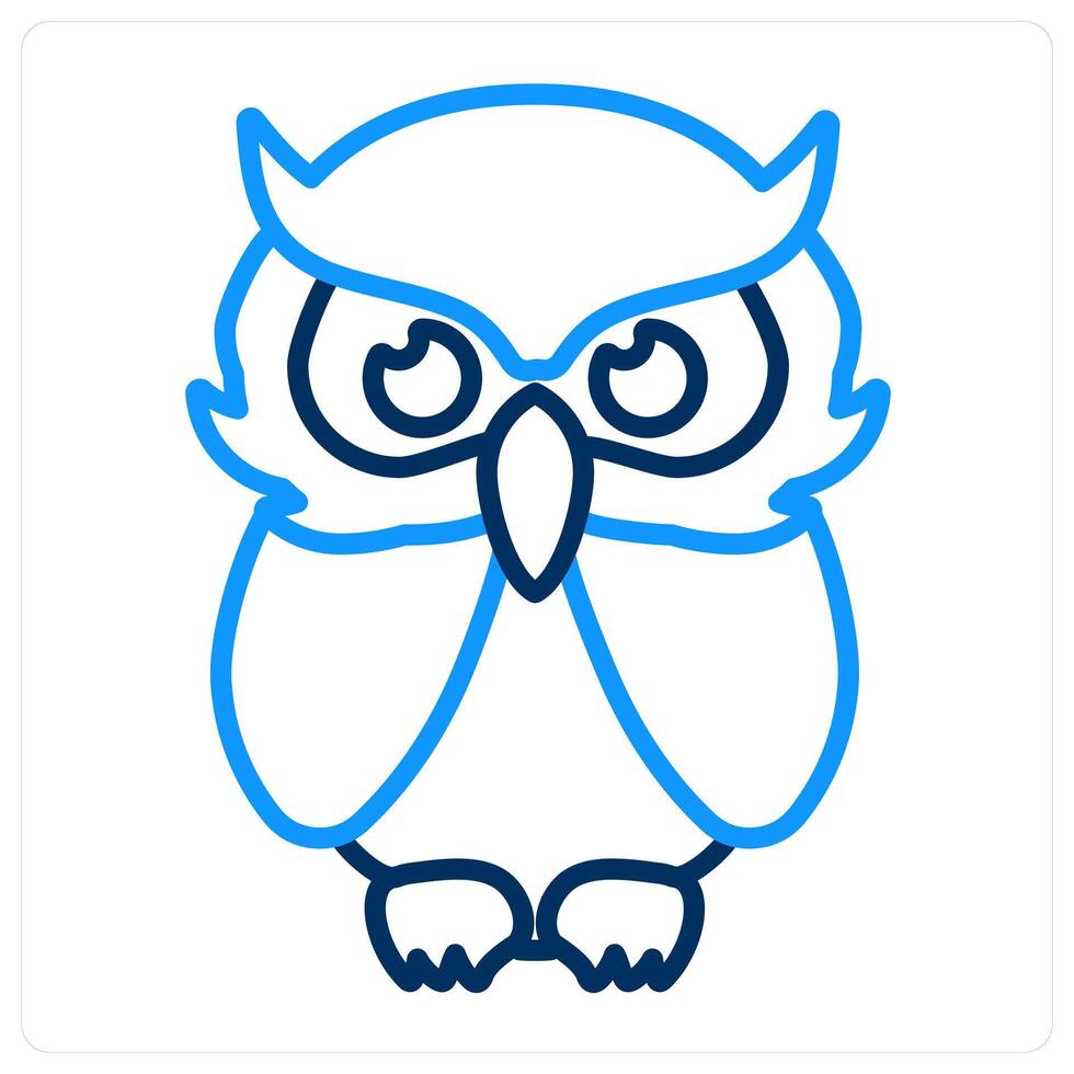 Smart Classes and owl icon concept vector