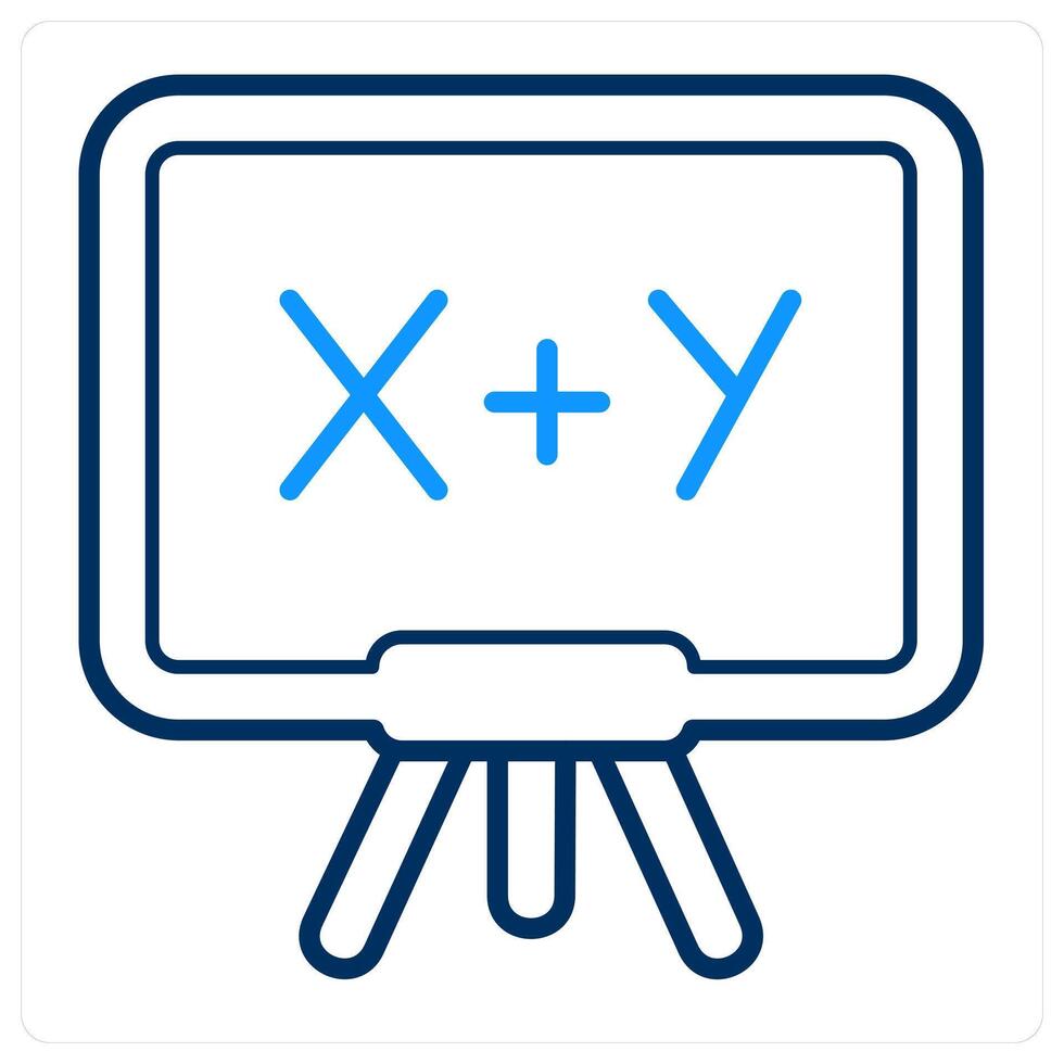 Mathematics and math icon concept vector