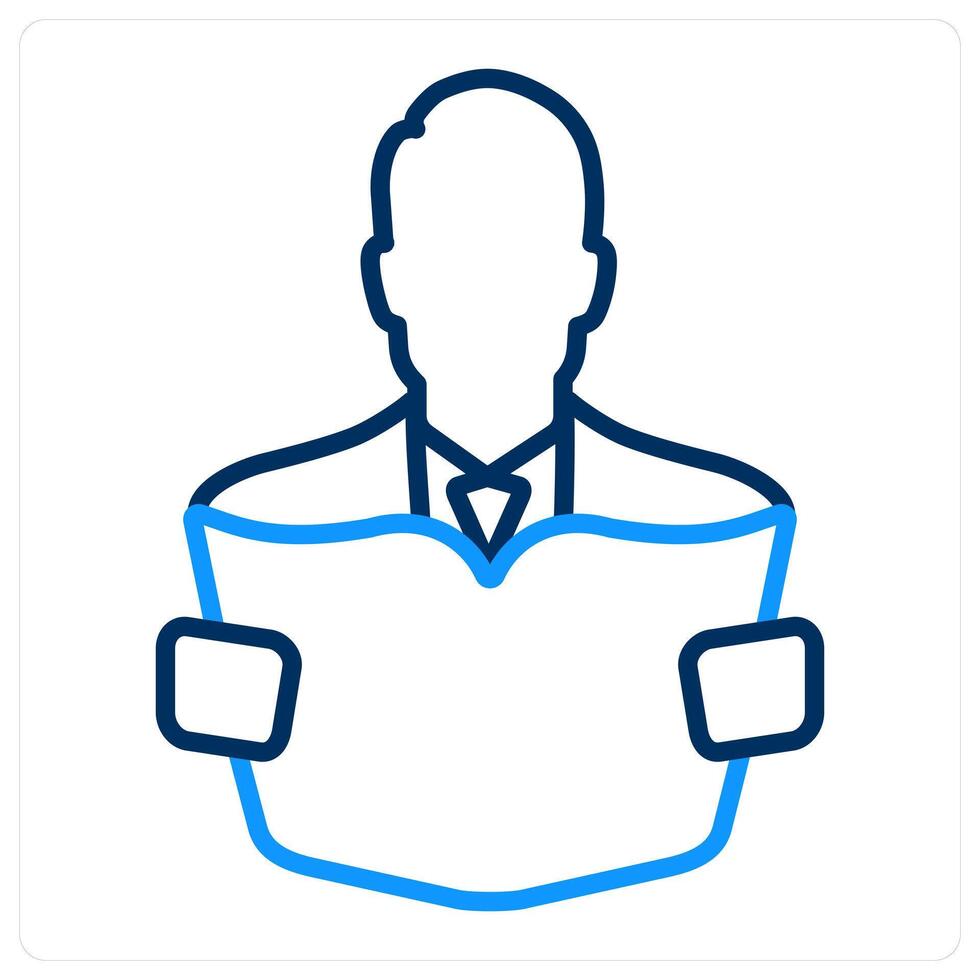 Reading and read book icon concept vector