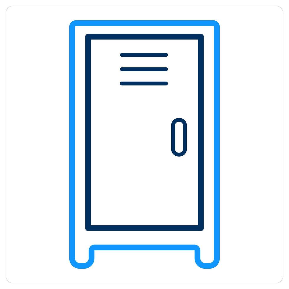 Locker and closet icon concept vector