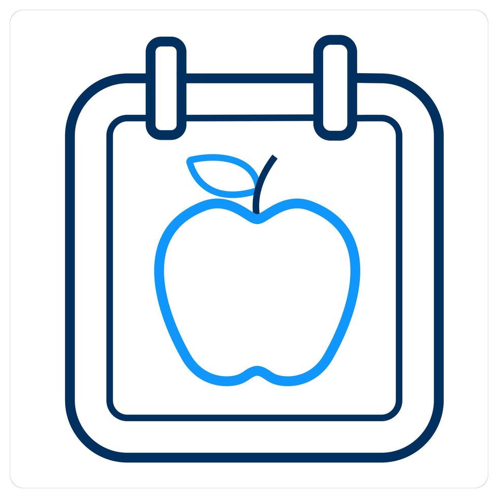 Schedule and day icon concept vector