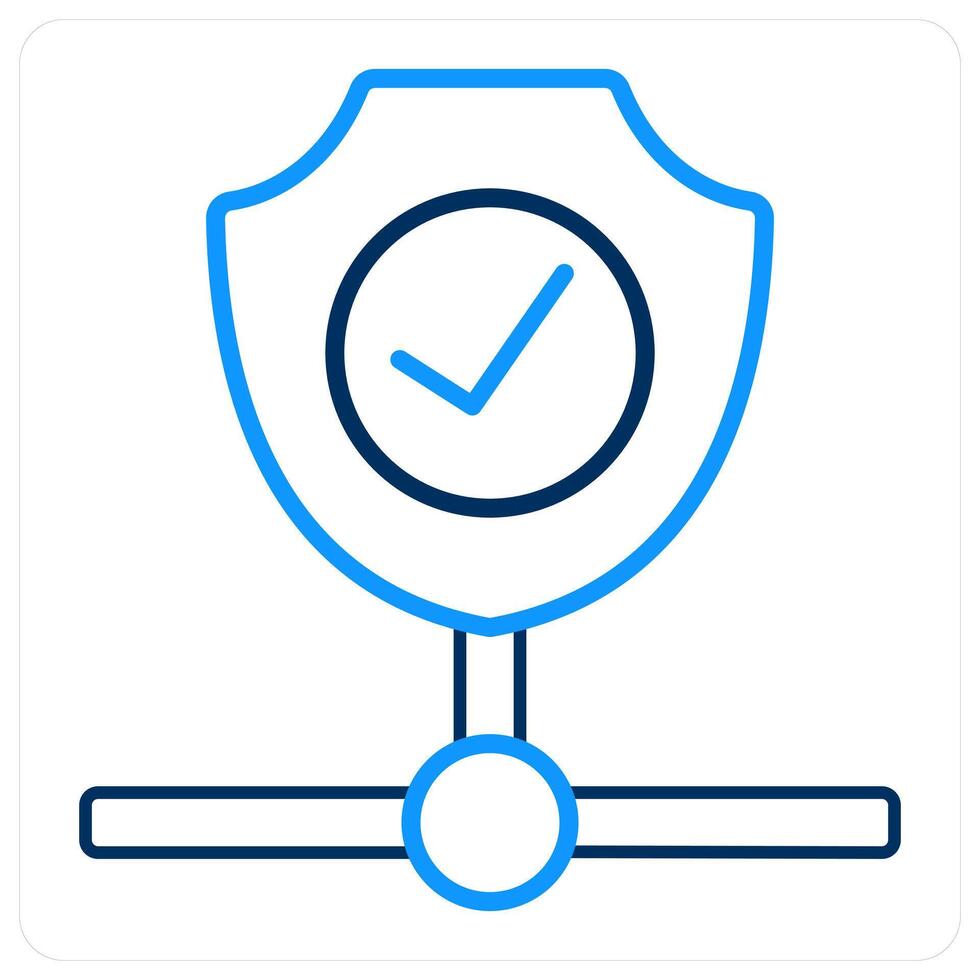 Firewall Security and network protection icon concept vector