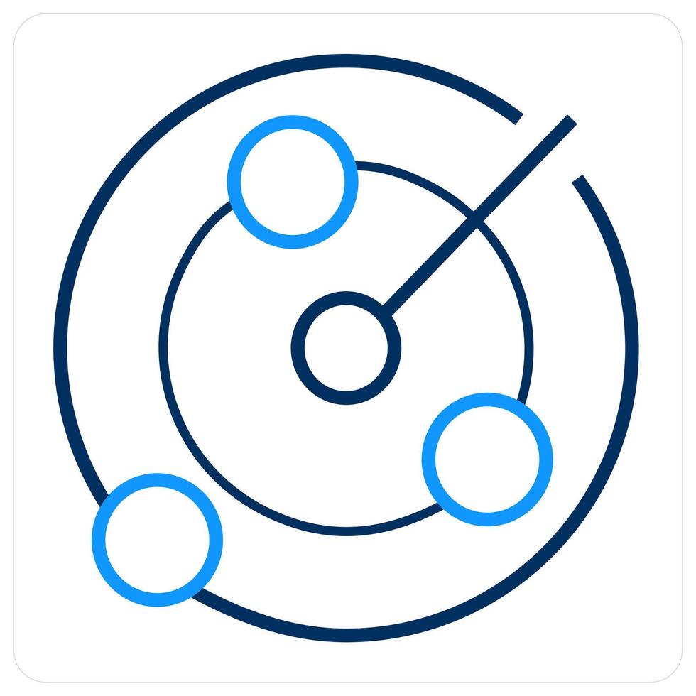 Scan and dashboard icon concept vector