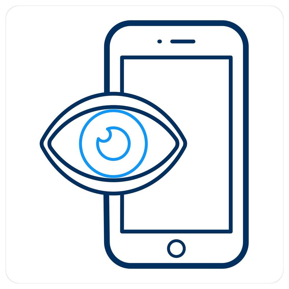 Remote Control and phone icon concept vector
