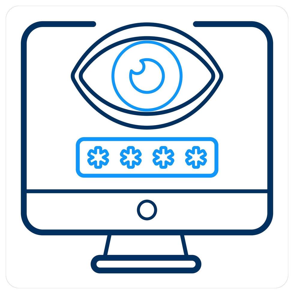 Password and safety icon concept vector