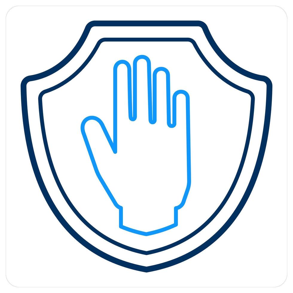 Shield and protection icon concept vector