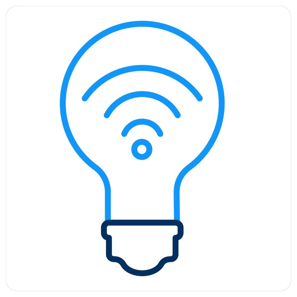 Smart Electricity And Intelligence Icon Concept vector