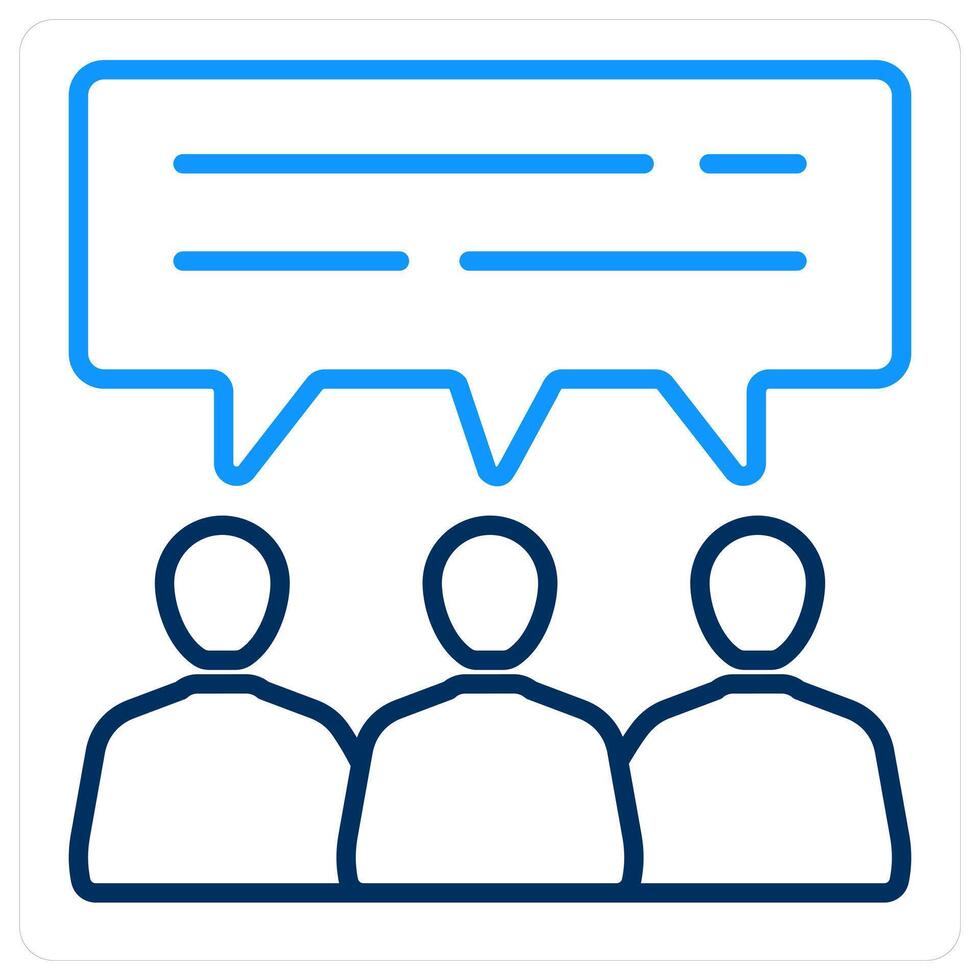 user comments and account icon concept vector