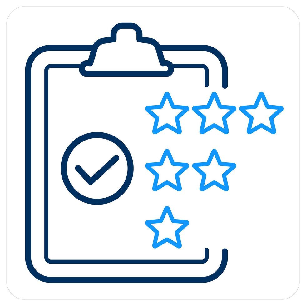 Rating and smiley icon concept vector