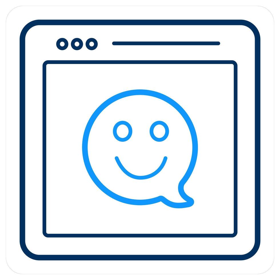 Smiley Feedback and rating icon concept vector