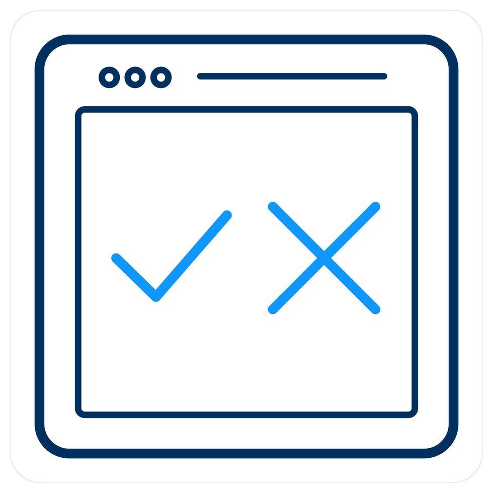 Online Adminsitrator and smiley icon concept vector