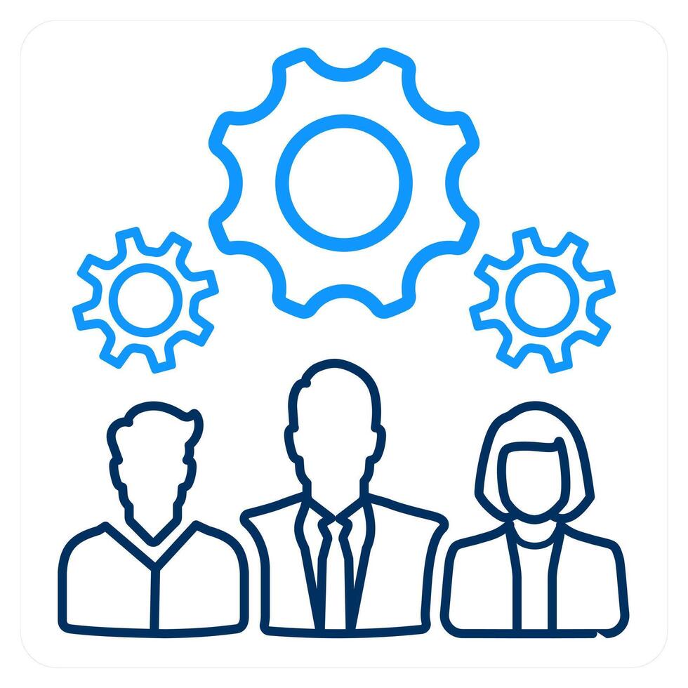 Teamwork and team icon concept vector