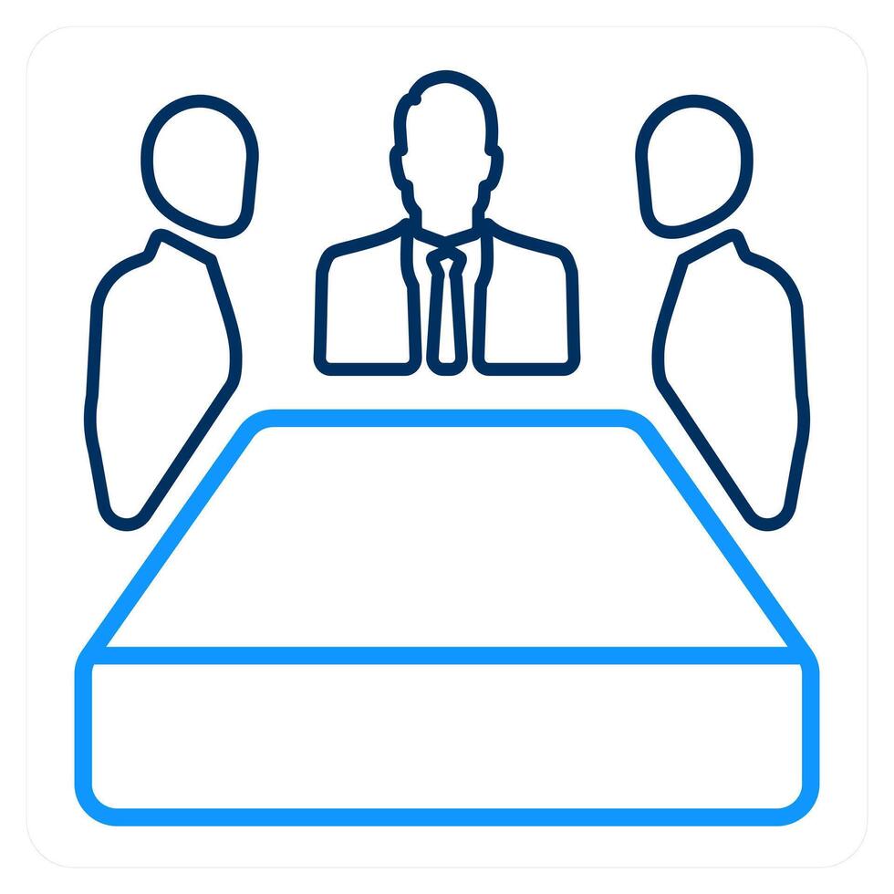 Conference and meeting icon concept vector