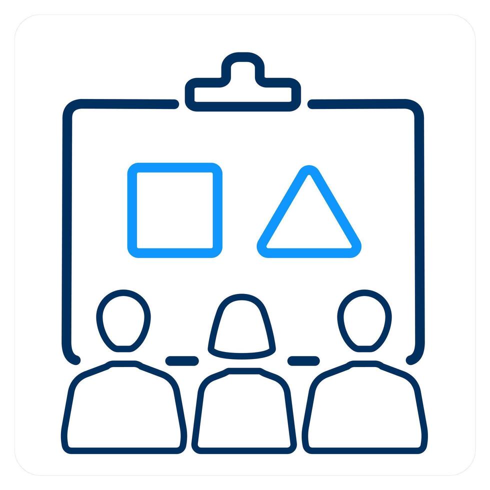 Planning and plan icon concept vector