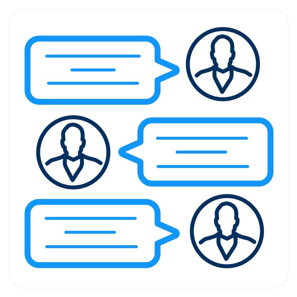 Chat and client icon concept vector