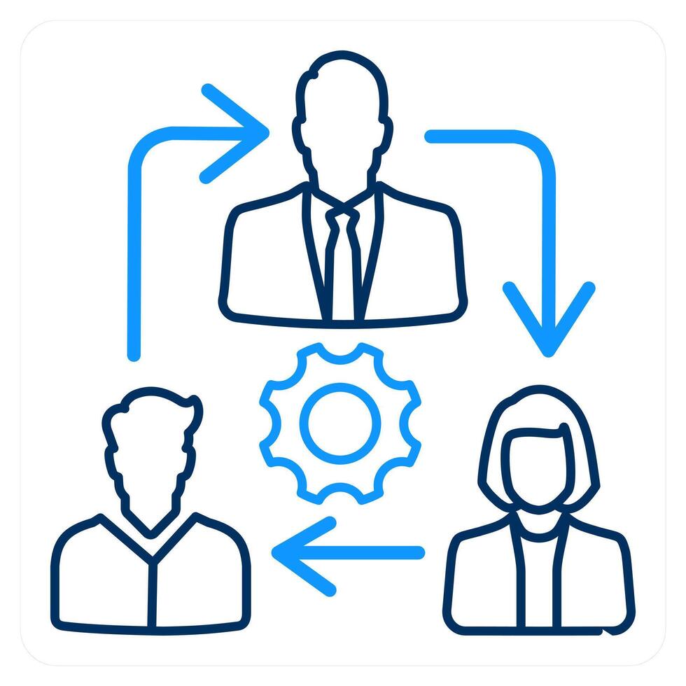Business Specialist and job icon concept vector