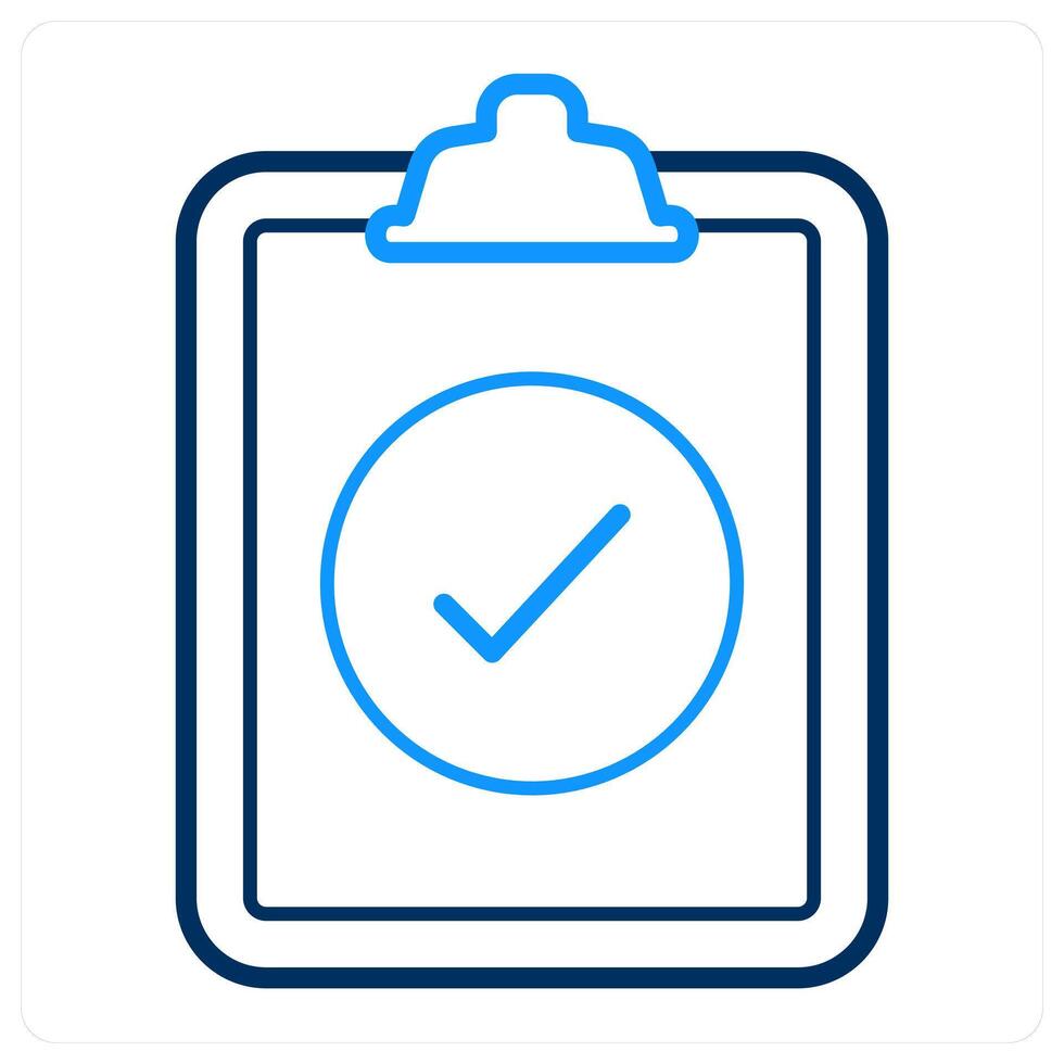 Done List and complete icon concept vector