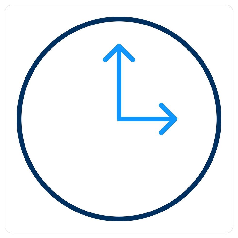 Time and office icon concept vector