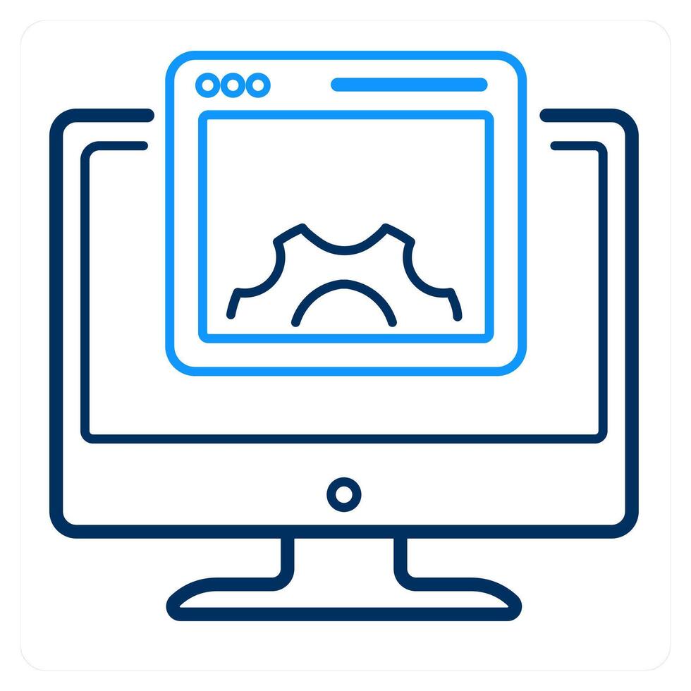 Interface and ui icon concept vector