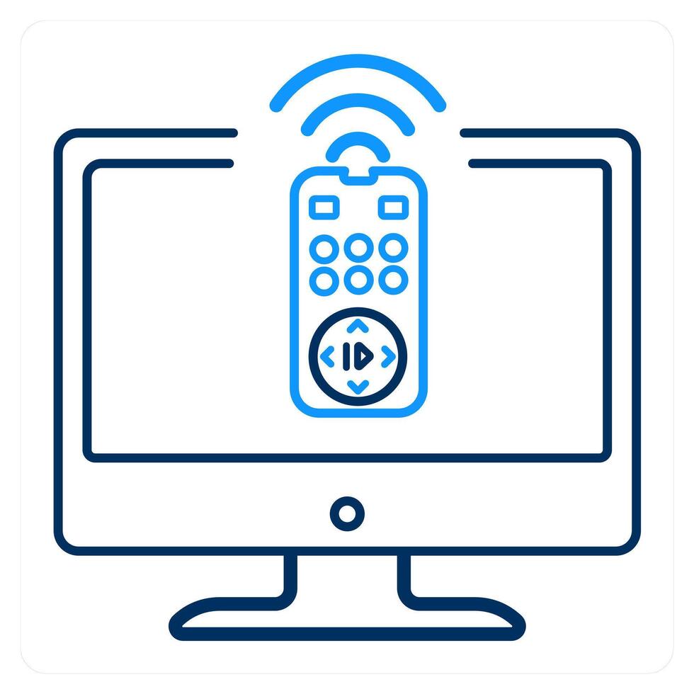 Control Devices and battery icon concept vector
