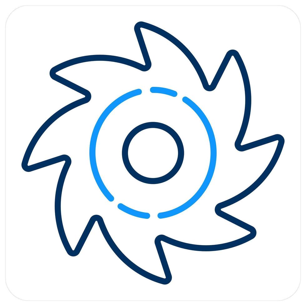 Cyclone and thunder icon concept vector