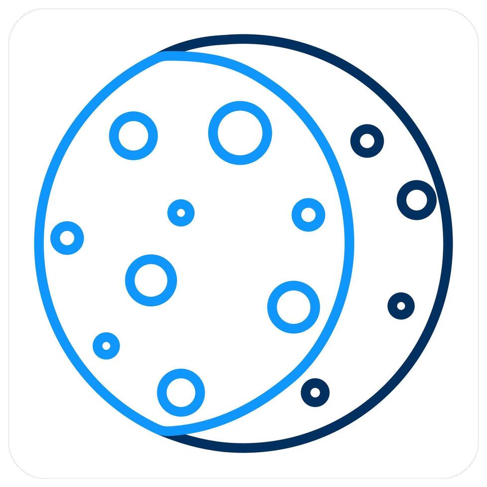 Solar Eclipse and quarter icon concept vector