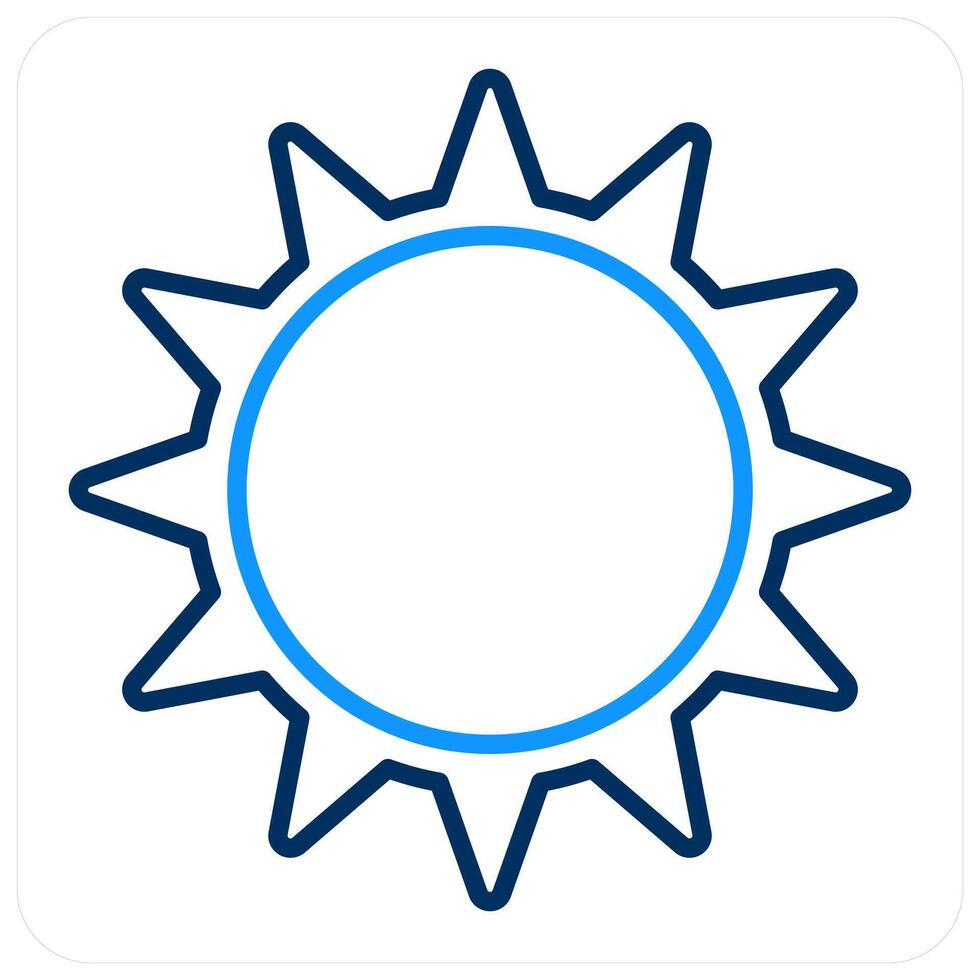 Sun and sunlight icon concept vector