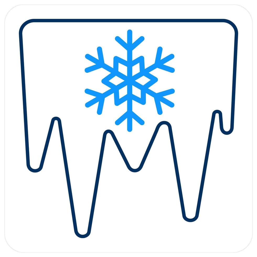 Cold Ice and snowball icon concept vector