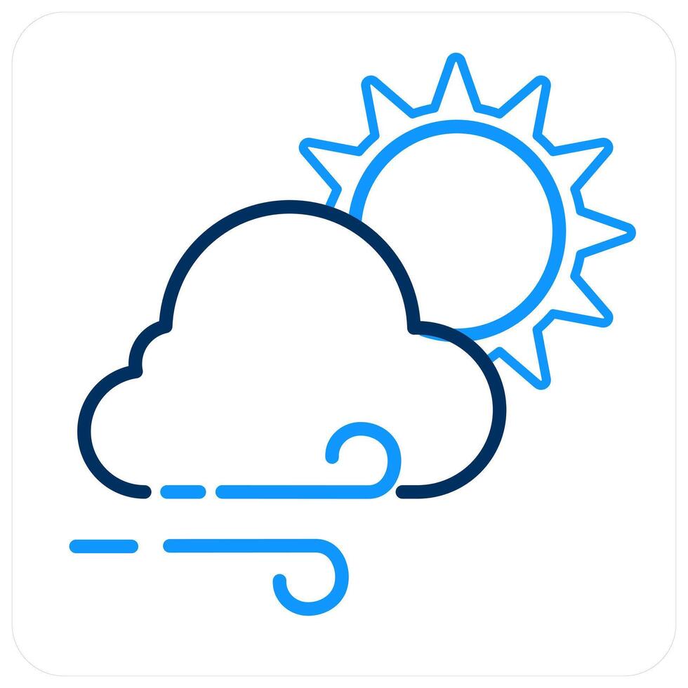 Wind and air icon concept vector