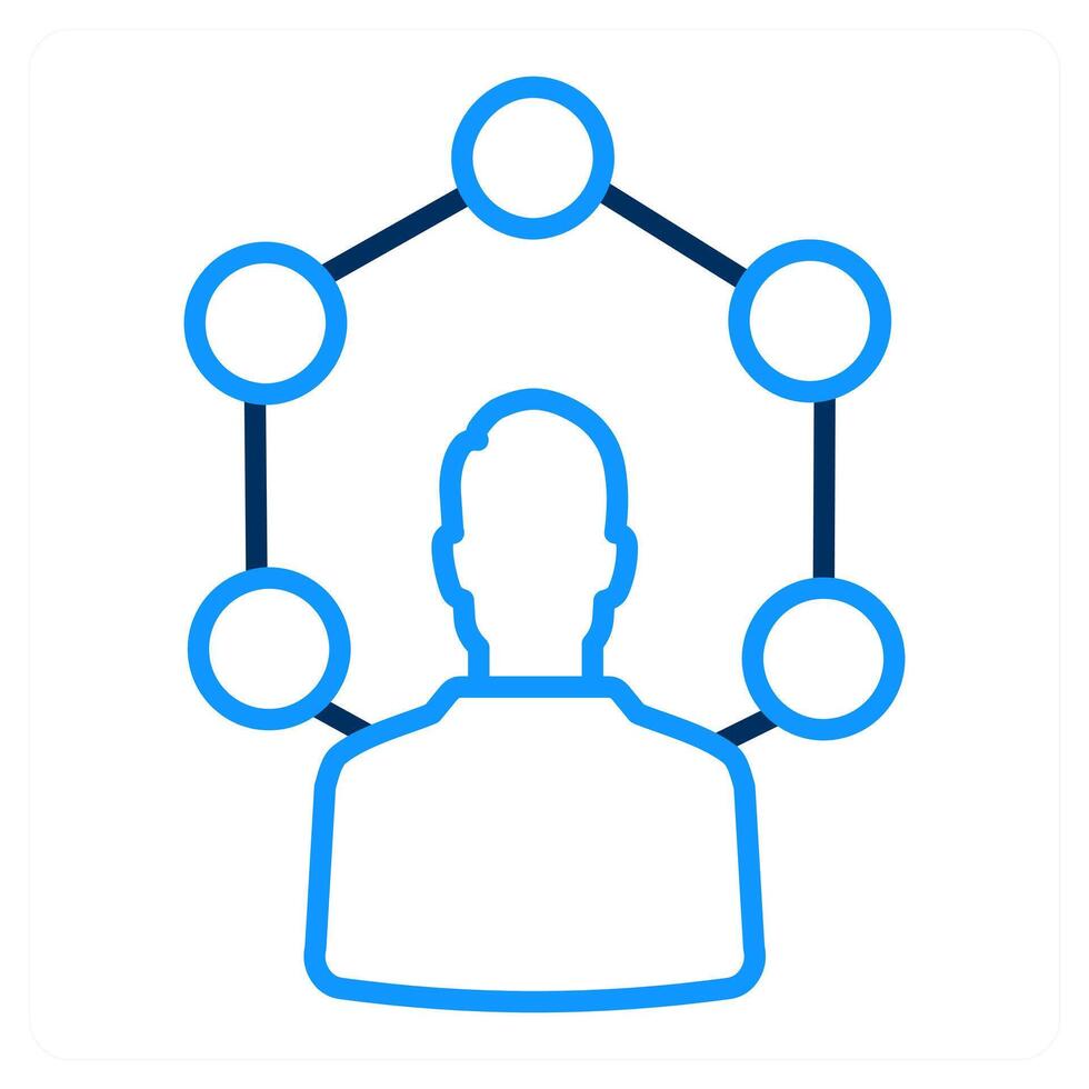 Network and global icon concept vector