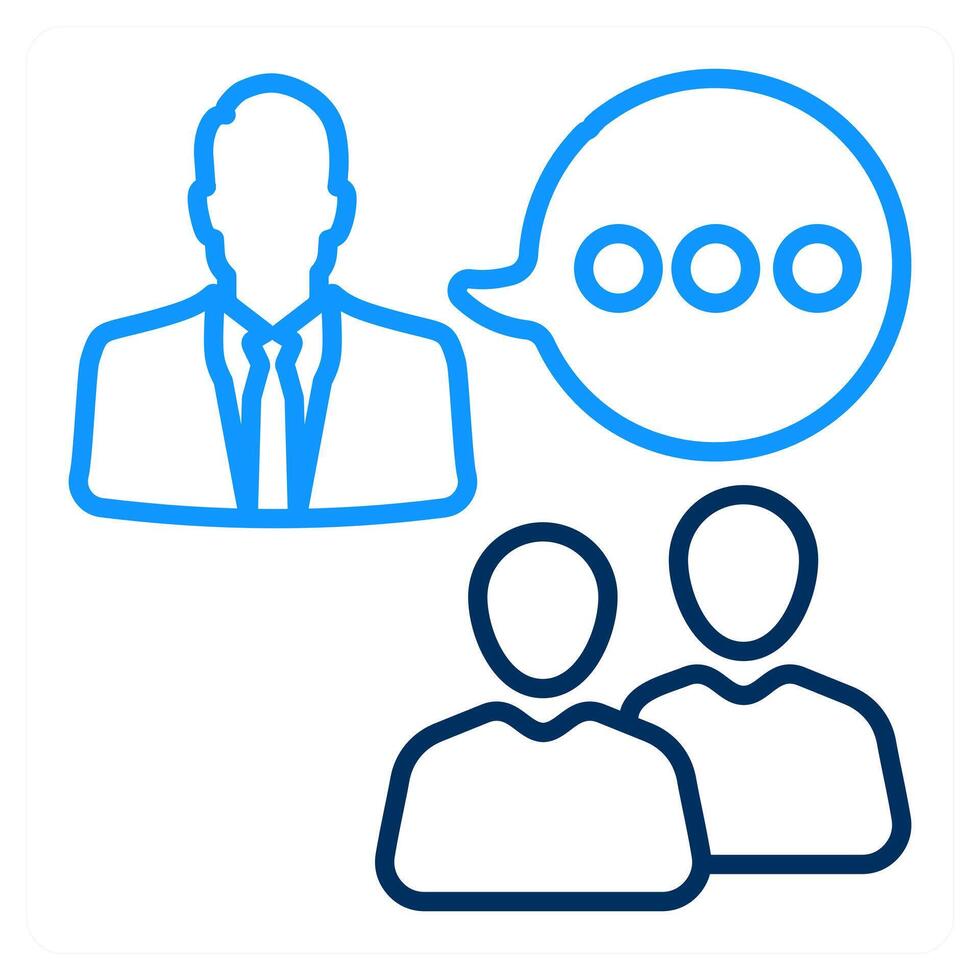 Communication and talking icon concept vector