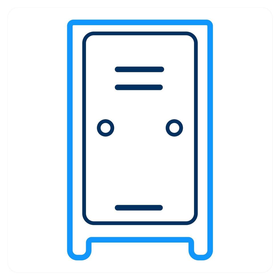 Locker and safe icon concept vector