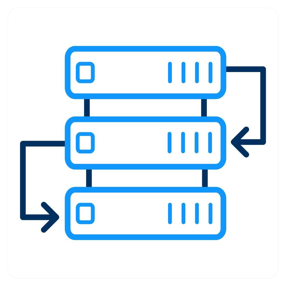 Hosting and hosting icon concept vector