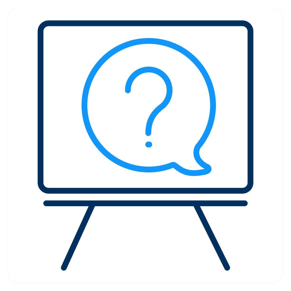 Information and help icon concept vector