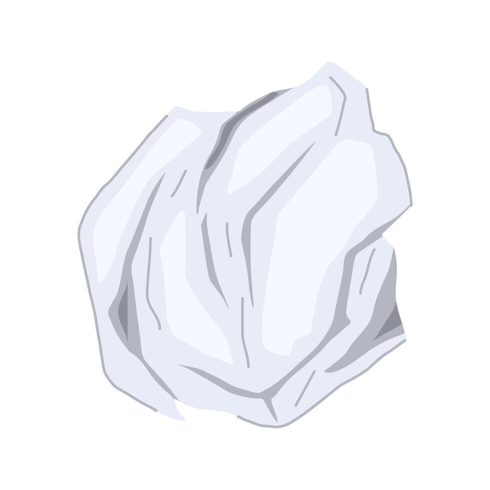 recycle crumpled paper balls cartoon illustration vector