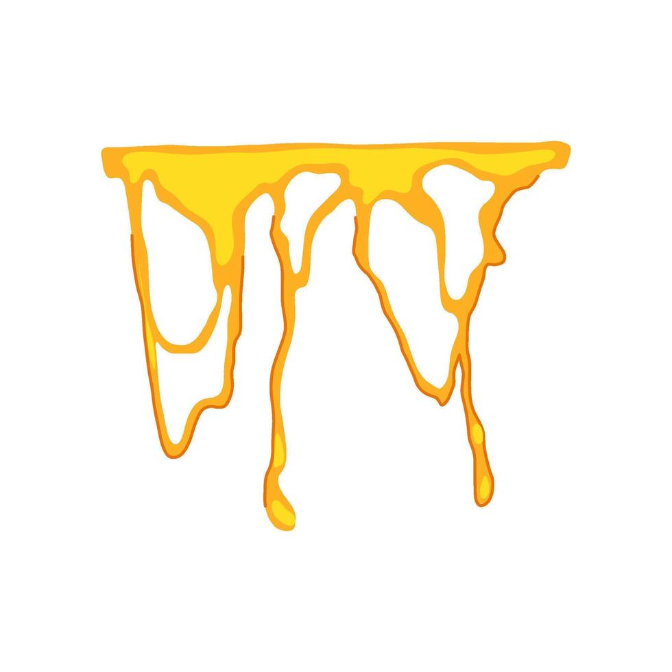 leak dripping oil stain cartoon illustration vector