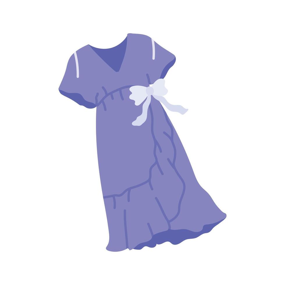 Check this creative icon of night dress in editable stye vector