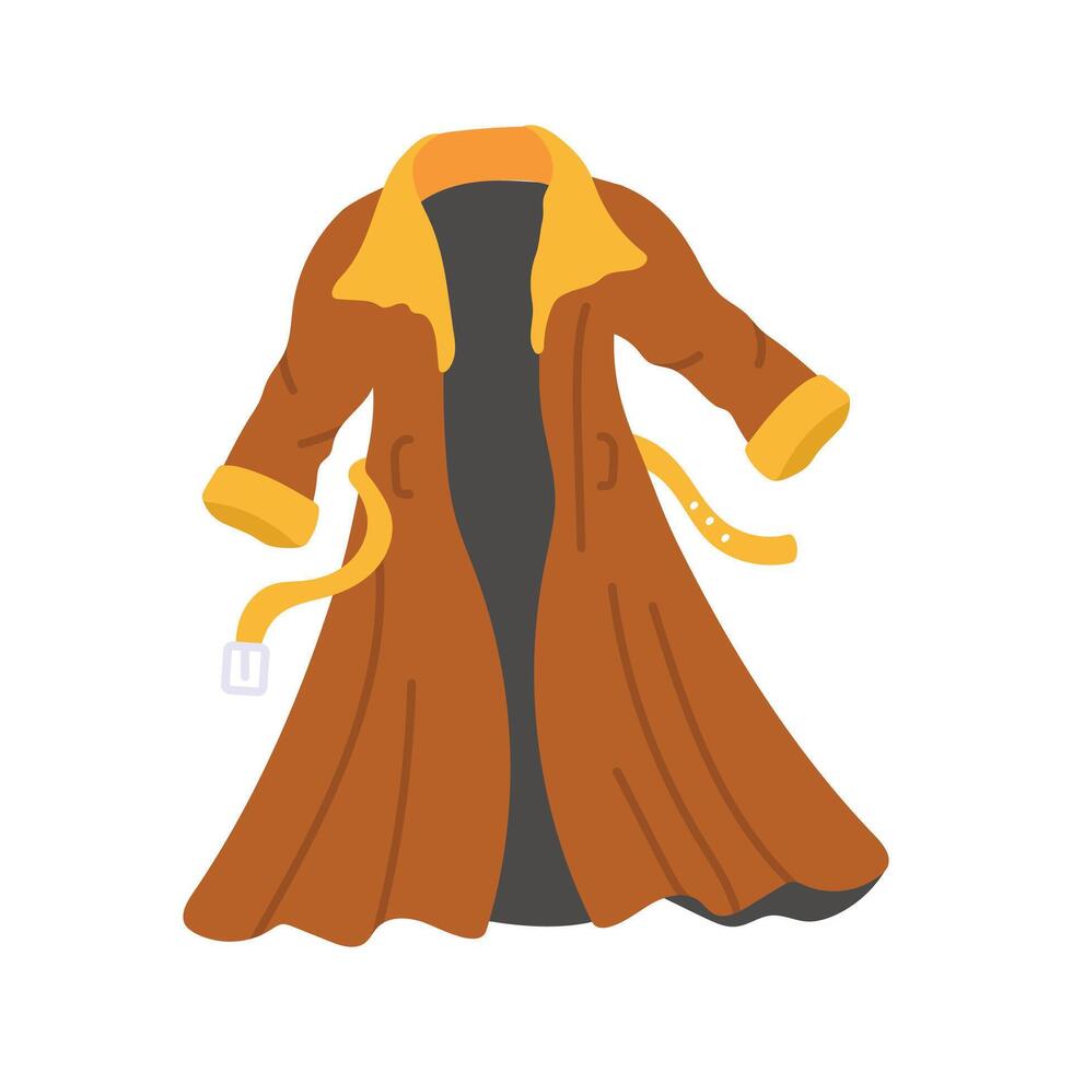 Get this amazing icon of overcoat in modern style vector