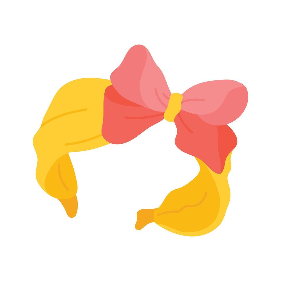 Customizable icon of headband in modern style vector