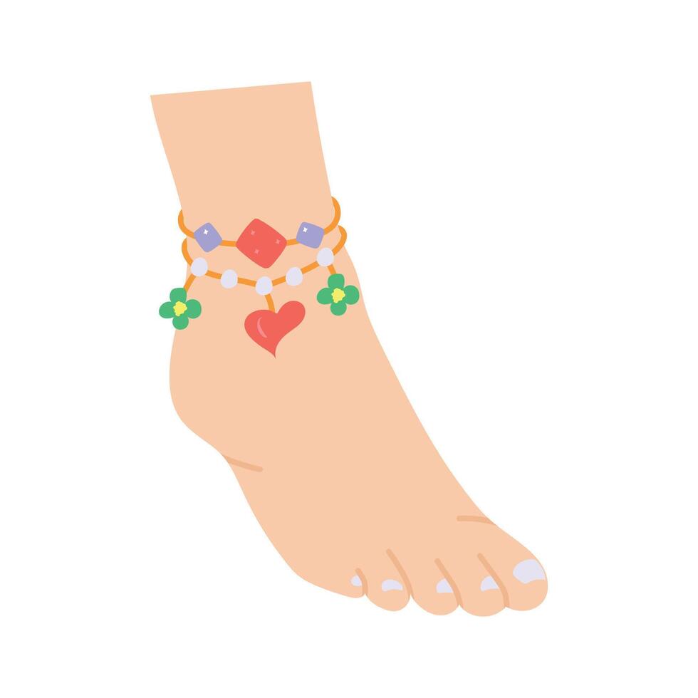 Premium icon of anklet in modern style, ready to use vector