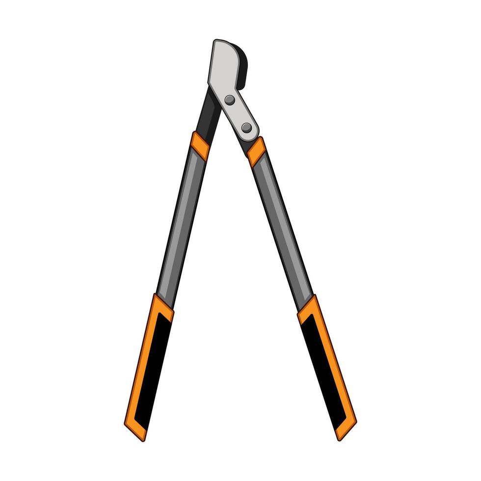 canopy tree trimmer cartoon illustration vector