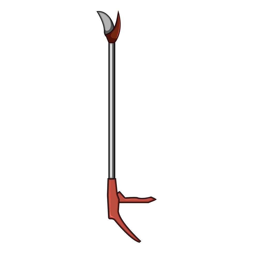 foliage tree trimmer cartoon illustration vector