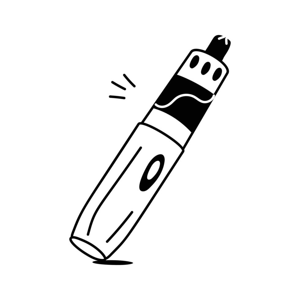 Nose hair trimmer icon design, ready for premium use vector