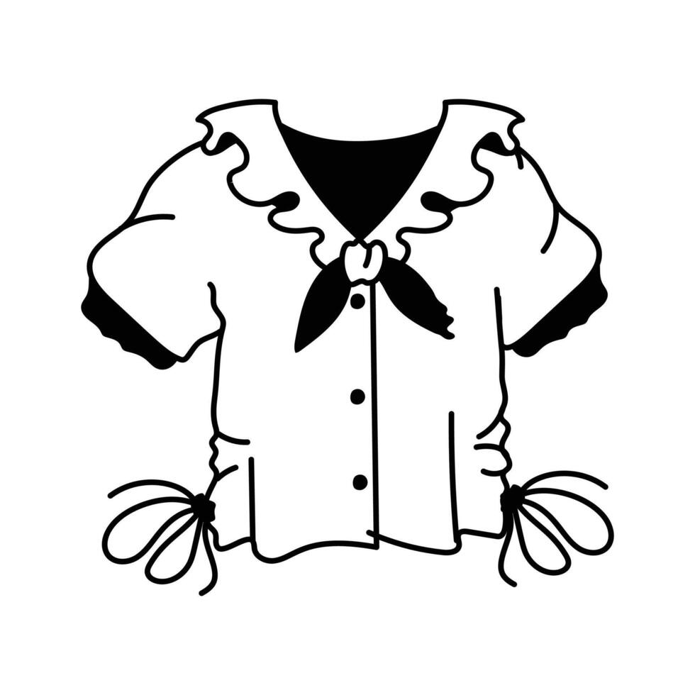 Have a look at this amazing icon of cardigan in trendy style vector