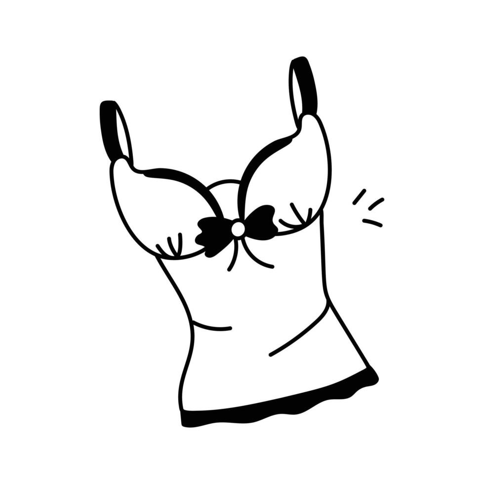 Get this amazing icon of cropped camisole in modern style vector
