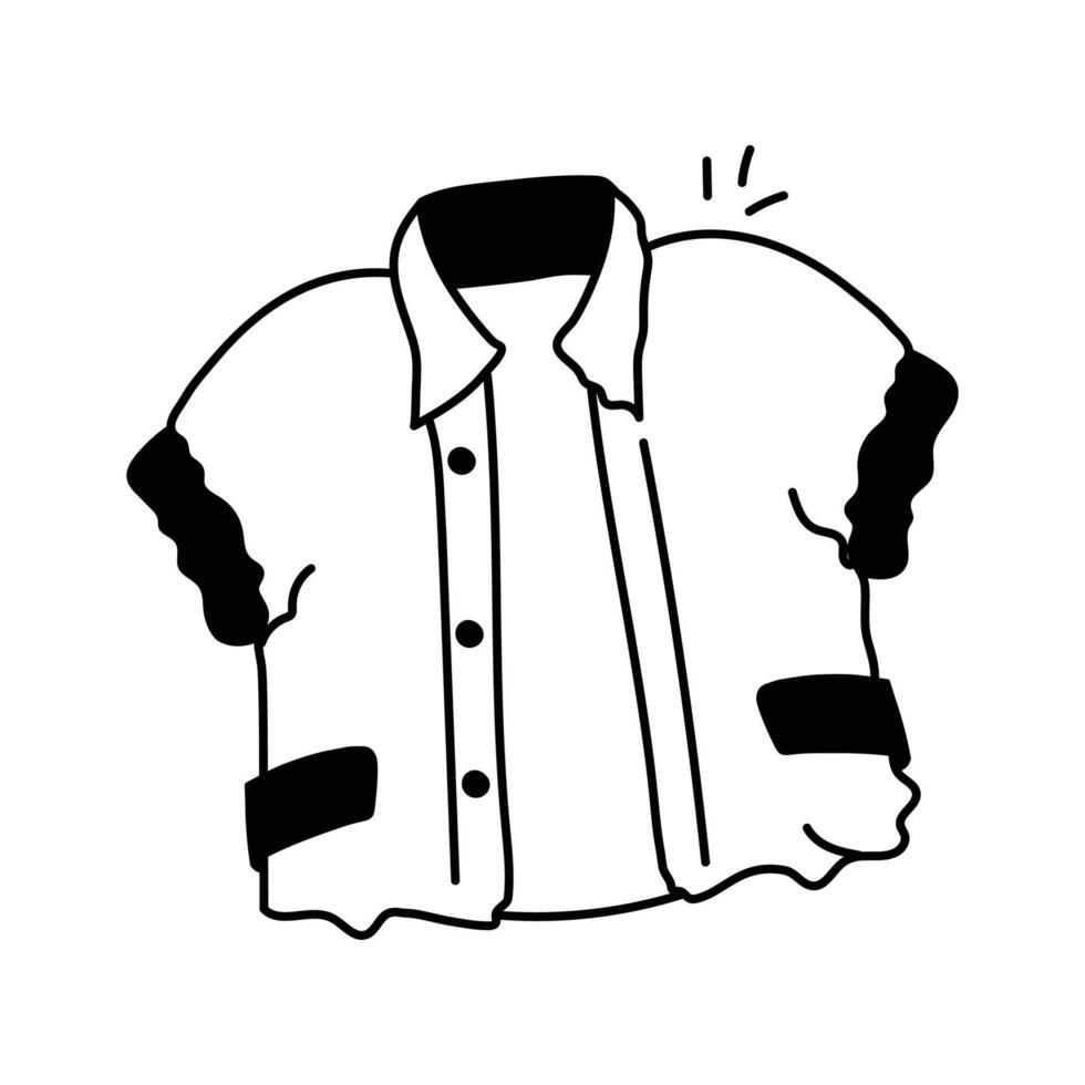 Get this premium icon of t shirt in trendy style vector